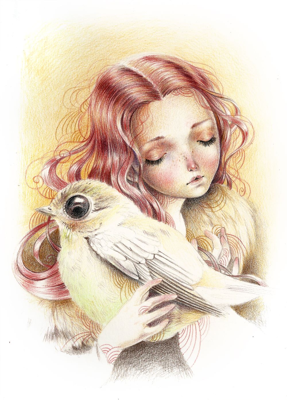 Сказка девочка птичка. Девушка с птичкой. Девушка с птичкой картина. Девочка с птицей. Девочка с птичкой в руках.